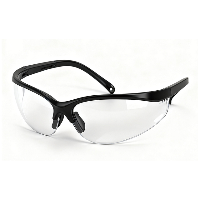 Clear Lens Eyewear Glasses with Adjustable Temples