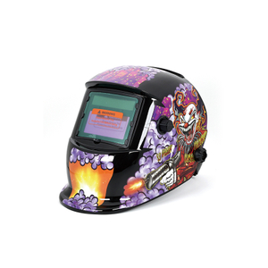 High Quality Safety Professional Black Solar Powered Auto Darkening Anti-Spatter Welding Helmets for Welders